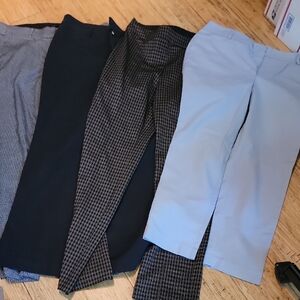 Dana Buchman, Lane Bryant And Loft  Women's Pants - Black, Gray, Blue